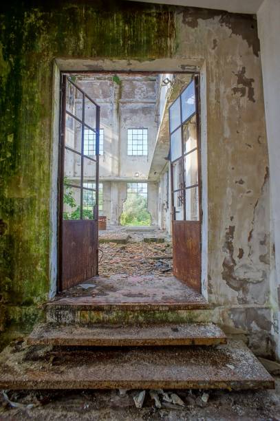 istock Abandoned Old Ruined Industrial Plant , digital photo image 1442687538