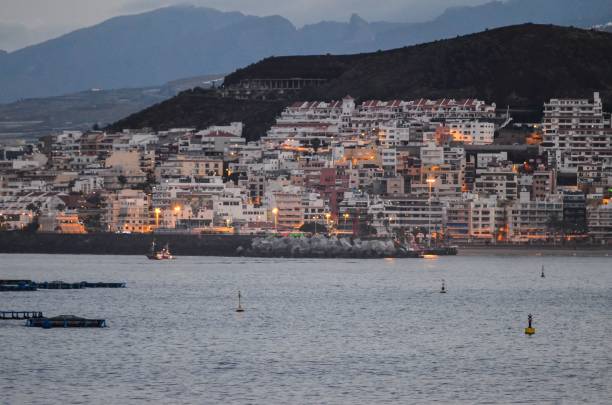 istock Los Cristianos Ocean Town , digital photo image 1442690200