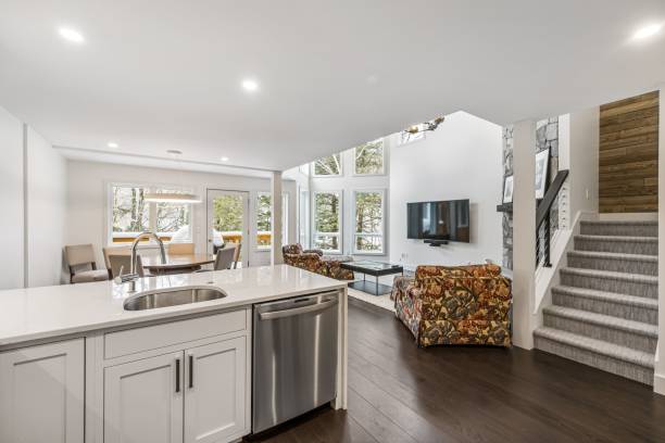 istock Contemporary house interior with an open concept 1442690225