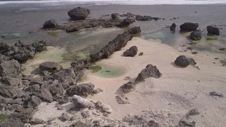 Scenic waterscape from the shore of Basco, Batanes Philippines