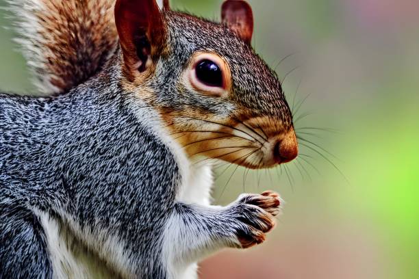 istock Closeup shot of a cute squireel 1442693111