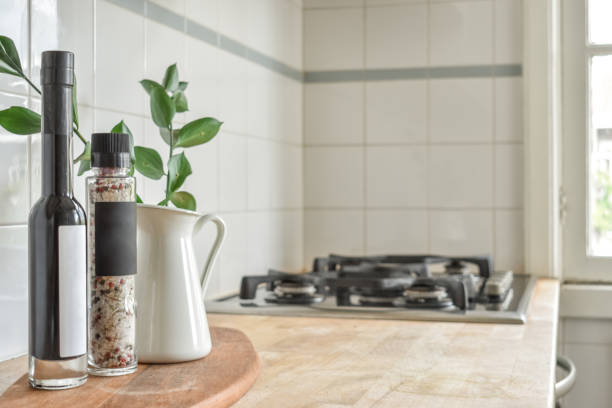 istock Interior of a minimalist style kitchen 1442696153