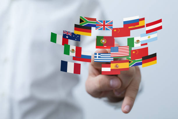 istock World map with all states and their flags, 3d render 1442698277