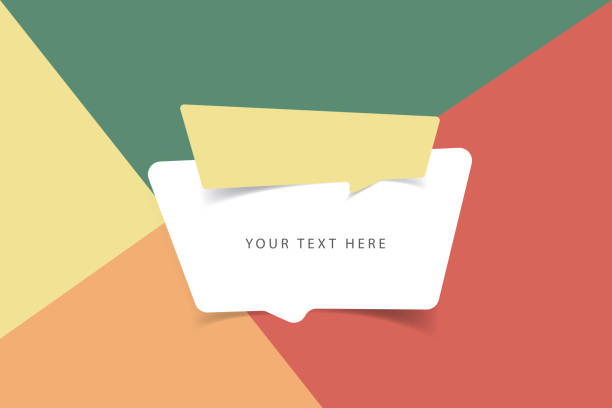 istock Vector quote template, Price tag, Speech Bubble trendy style vector stock illustration 1442712985