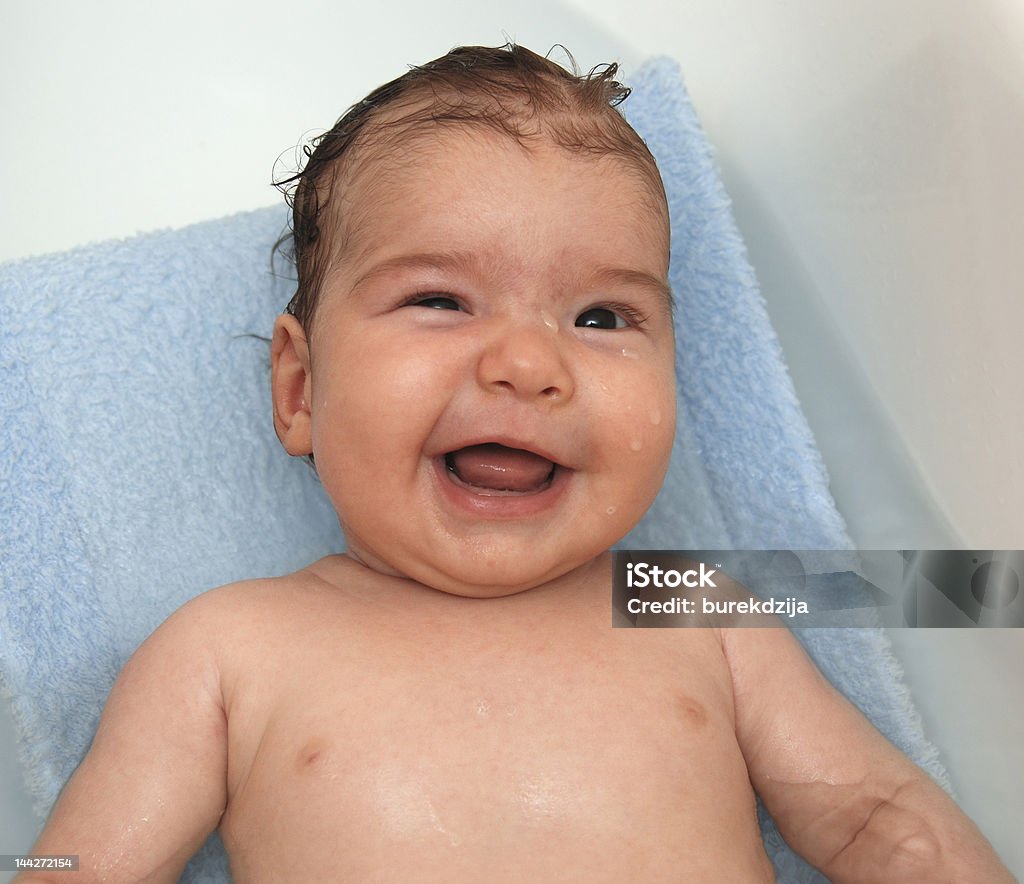 Sorridenti bambino - Foto stock royalty-free di 2-5 Mesi
