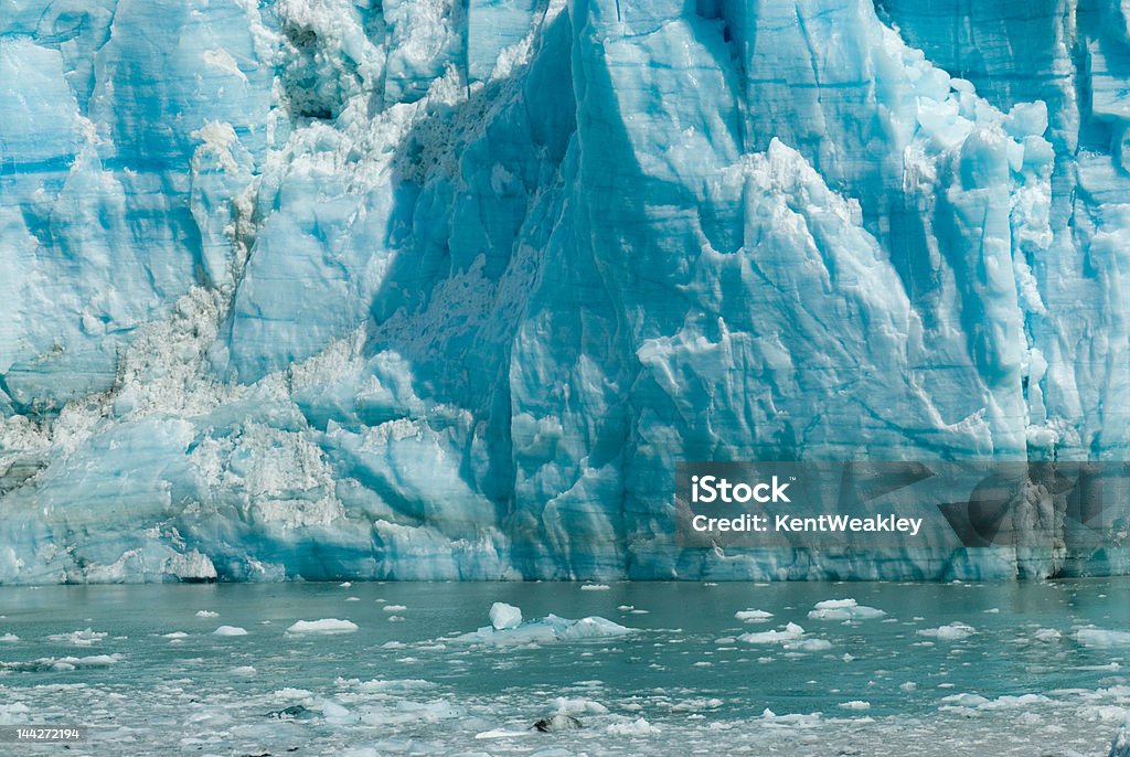 Glacier Water Blue Cold Ice Global Warming Series Hubbard Glacier, Alaska as viewed from the Cruise Ship Summit in the Pacific Ocean  Alaska - US State Stock Photo