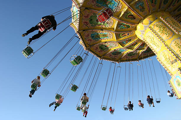istock A children's chairs plane in action on a lovely day 144272249
