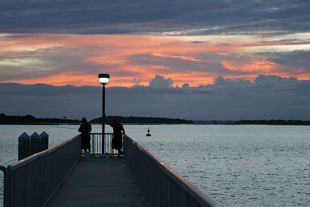 Pêche au crépuscule - Photo