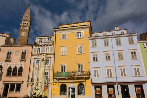 istock Buildings in Tartini Square in Piran 1442723758