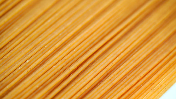 istock Close Up Wholemeal Spaghetti On Isolated Background 1442724234