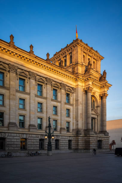 istock Reichstag building in Berlin in warm morning light 1442725185