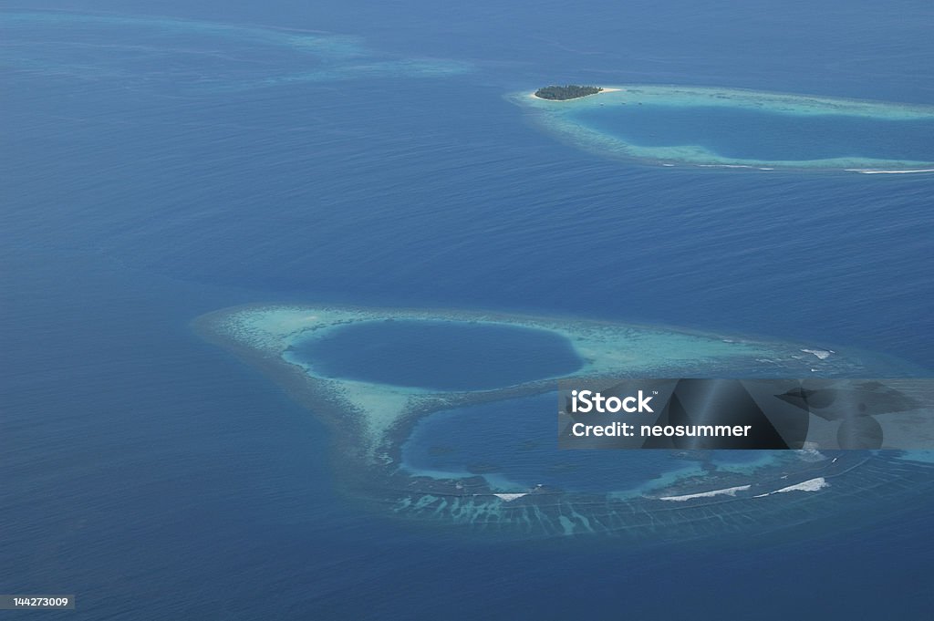 파라다이스 아일랜드 Maledivian - 로열티 프리 고독-개념 스톡 사진