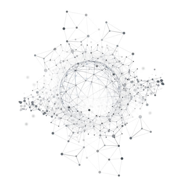 Network Communication Concept vector art illustration