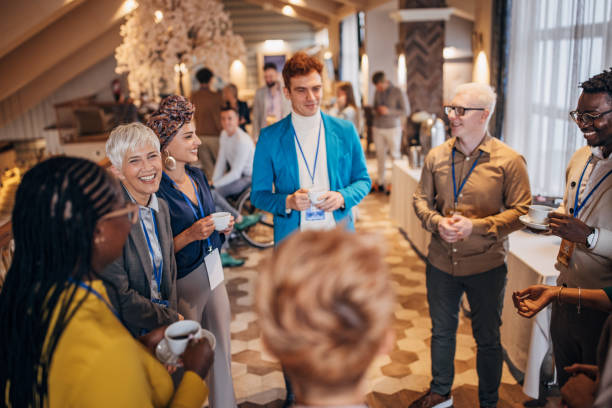 istock Business people at convention 1442733715