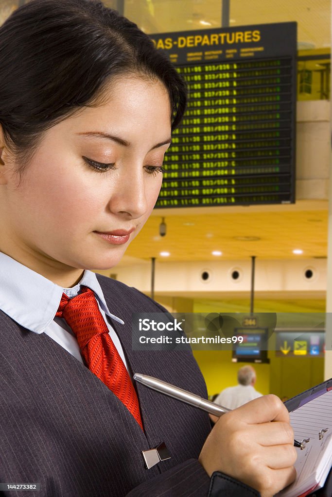Mulher de negócios no aeroporto - Foto de stock de Adulto royalty-free