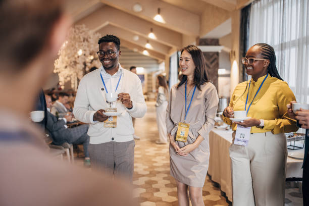 istock Business people at convention 1442734131