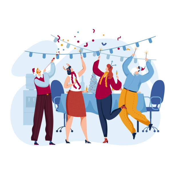 3,300+ Office Holiday Party Stock Illustrations, Royalty-Free Vector  Graphics & Clip Art - iStock