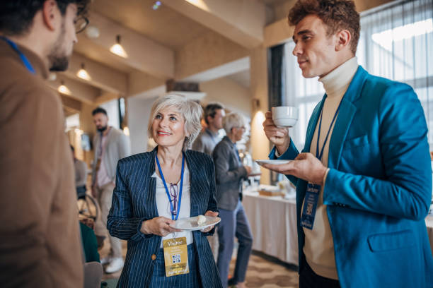 istock Business people at convention 1442742604