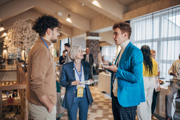 istock Business people at convention 1442742692
