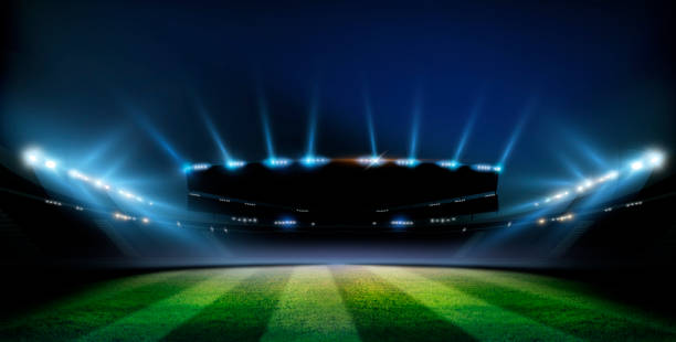 istock lights at night and stadium 1442743935