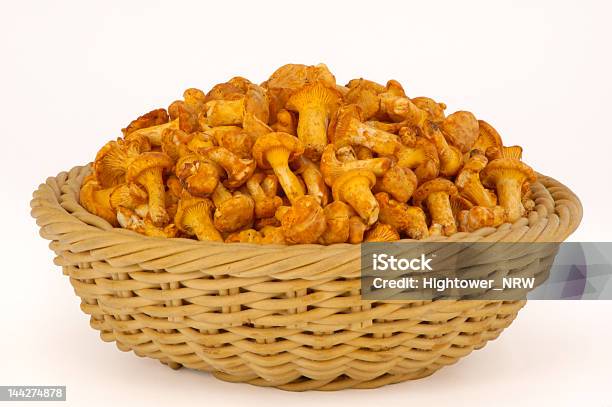 Chanterelles Stock Photo - Download Image Now - Basket, Biology, Chanterelle