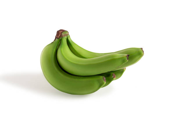 istock Branch of green bananas 1442749663