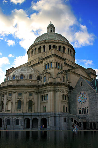 cristiano chiesa della scienza, boston - boston new england water church foto e immagini stock