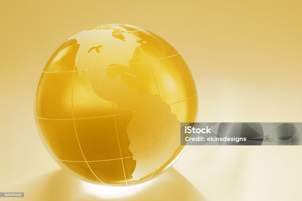 gold globe von Nord- und Südamerika - Lizenzfrei Abstrakt Stock-Foto