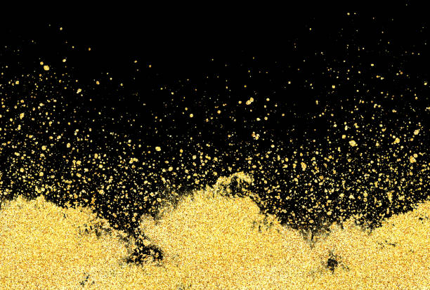 istock Background illustration of beautiful glittering stars 1442753352