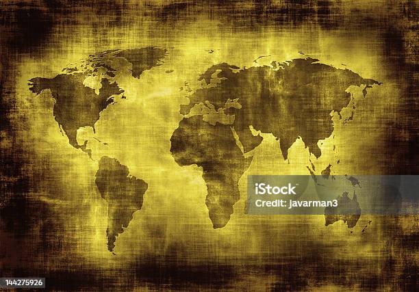 Mapa Świata Grunge - zdjęcia stockowe i więcej obrazów Abstrakcja - Abstrakcja, Afryka, Ameryka