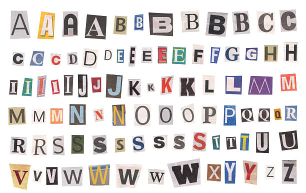 istock Alphabet Newspaper Uppercase Letters 144276485
