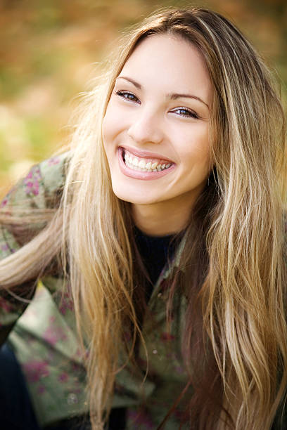 Bella Ragazza sorridente - foto stock