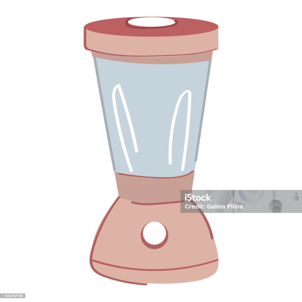 Cute Pink Cartoon Style Blender Stock Illustration - Download Image Now -  Blender, Cartoon, Cocktail - iStock