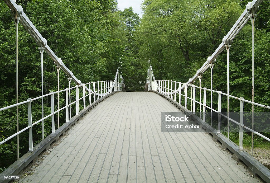 Старый Подвесной мост - Стоковые фото Арка - архитектурный элемент роялти-фри