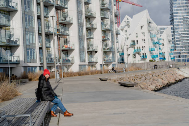 istock Modern residential buildings. Denmark. Aarhus. 1442771672