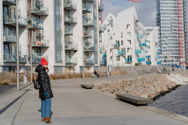 istock Modern residential buildings. Denmark. Aarhus. 1442771684