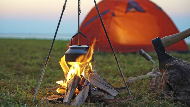 istock outdoor camping bonfire barbecue 1442772628