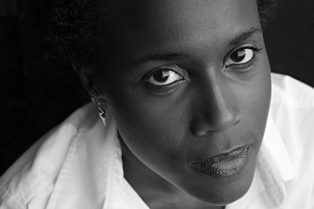 istock African American woman with dark eyes 144277313