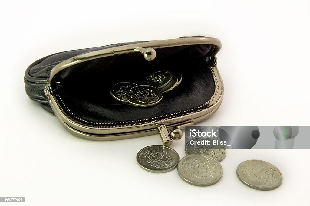 Bolsa com moedas jubilee - Foto de stock de Bolsa de mão royalty-free