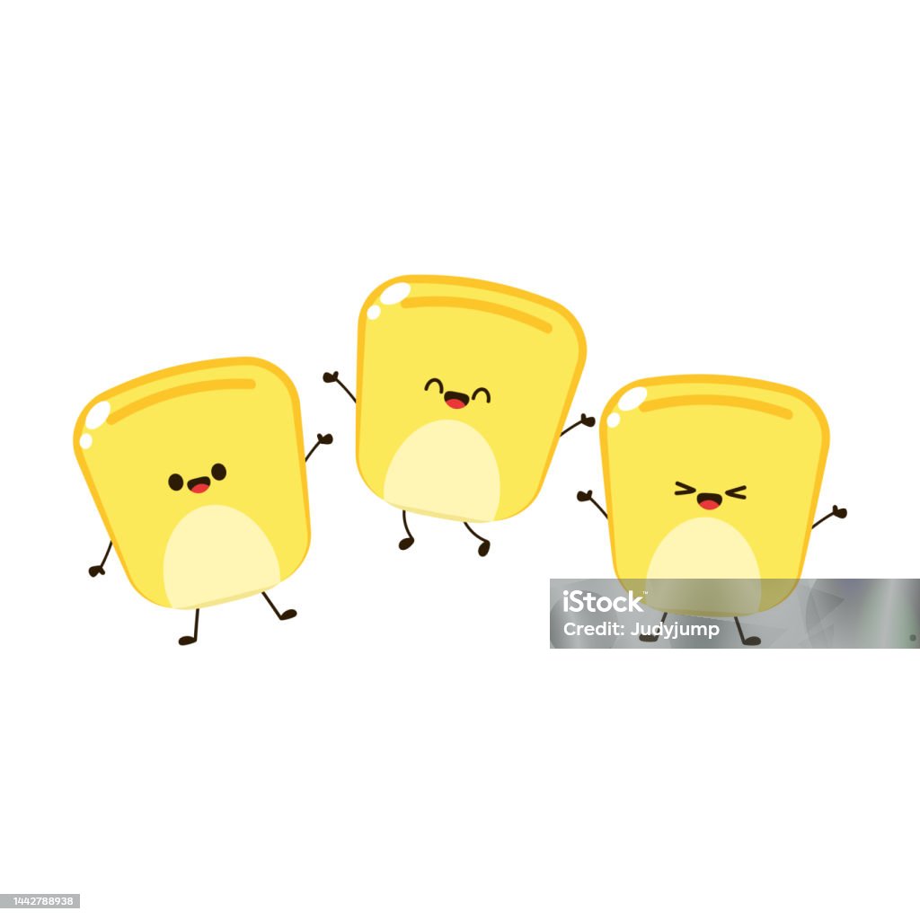Kernel Character Corn Kernel Character Design Corn On White Background Corn Kernel ...