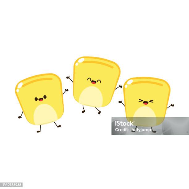 Kernel Character Corn Kernel Character Design Corn On White Background Corn Kernel ...