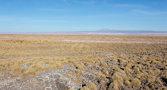 View of Atacama desert in north of Chile