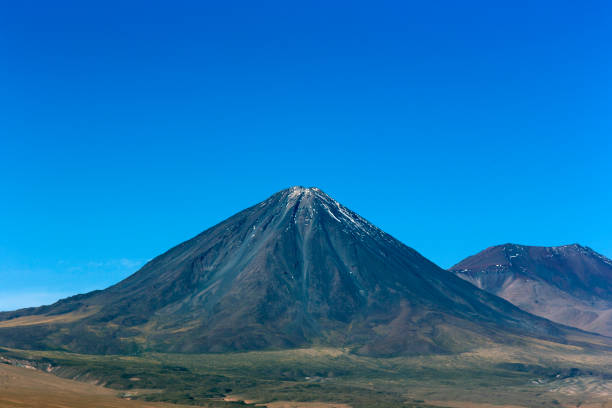 View of Licancabur volcano in north of Chile