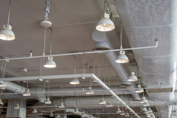 istock Air duct conditioning ceiling in the building 1442793327