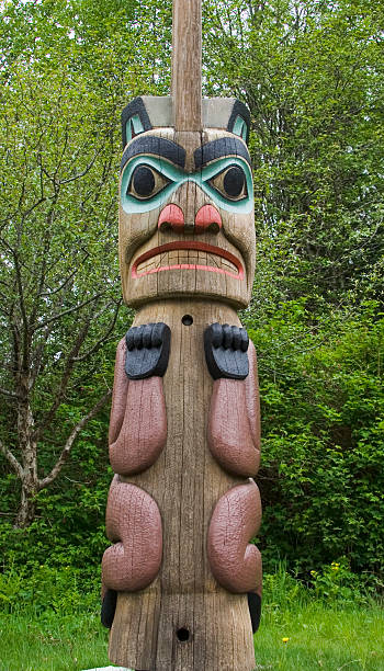 istock Totem Pole of Saxman Native Village 144279376