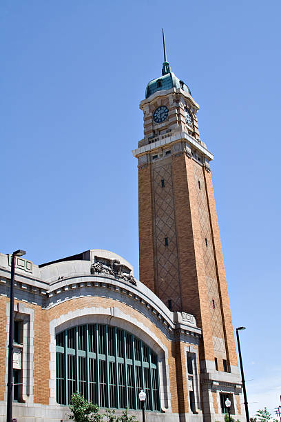 The West Side Market Tower stock photo