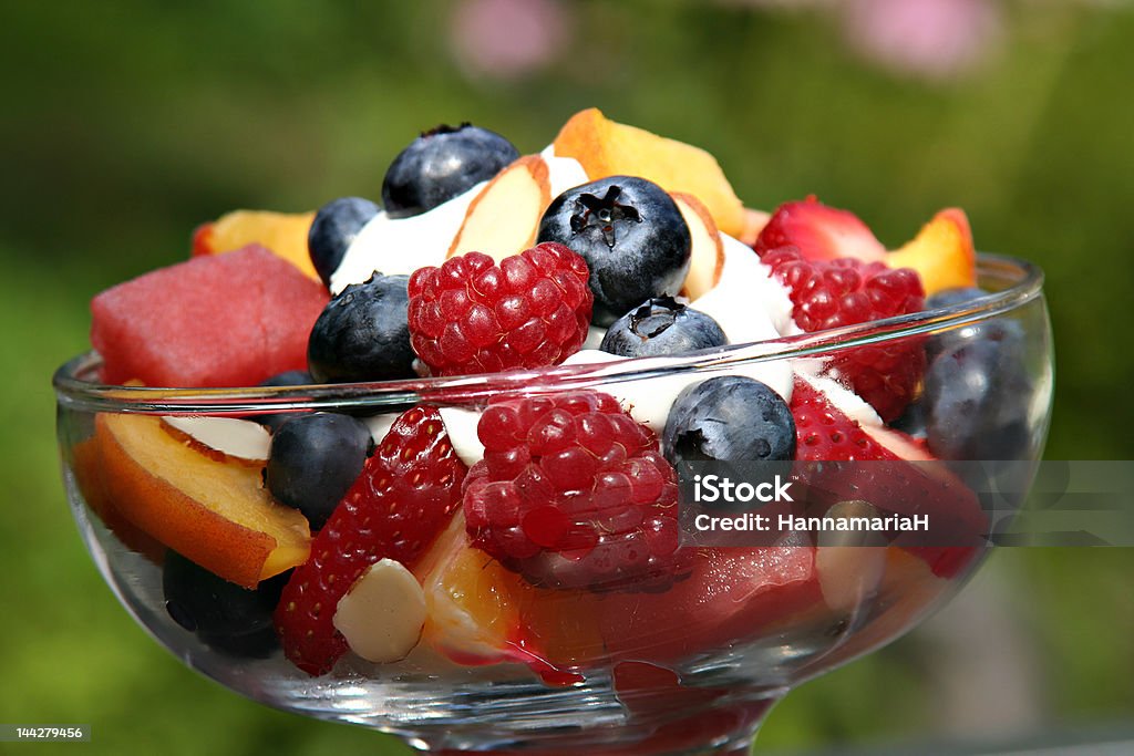 Ensalada de frutas - Foto de stock de Macedonia - Postre libre de derechos