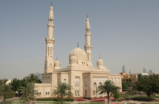 The beautiful Jumeirah Mosque in Dubai.