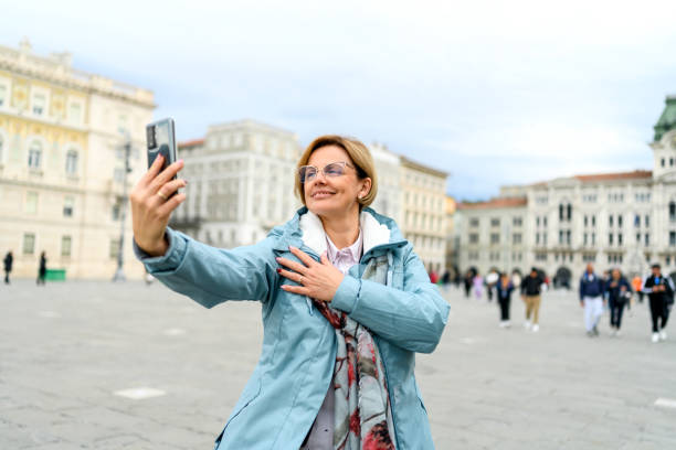 istock Tourist in the Trieste 1442795394