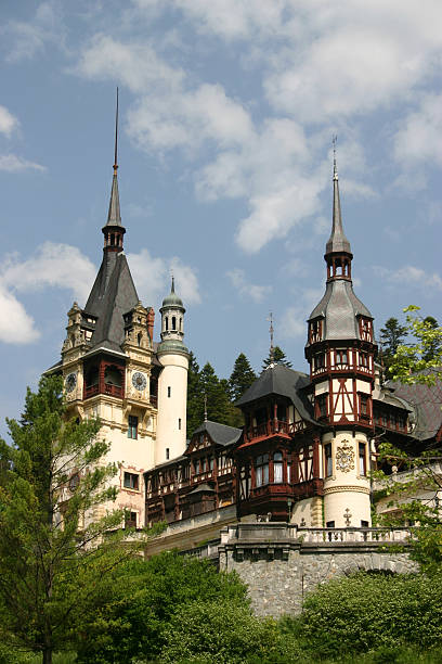 istock castle peles in romania 144280039